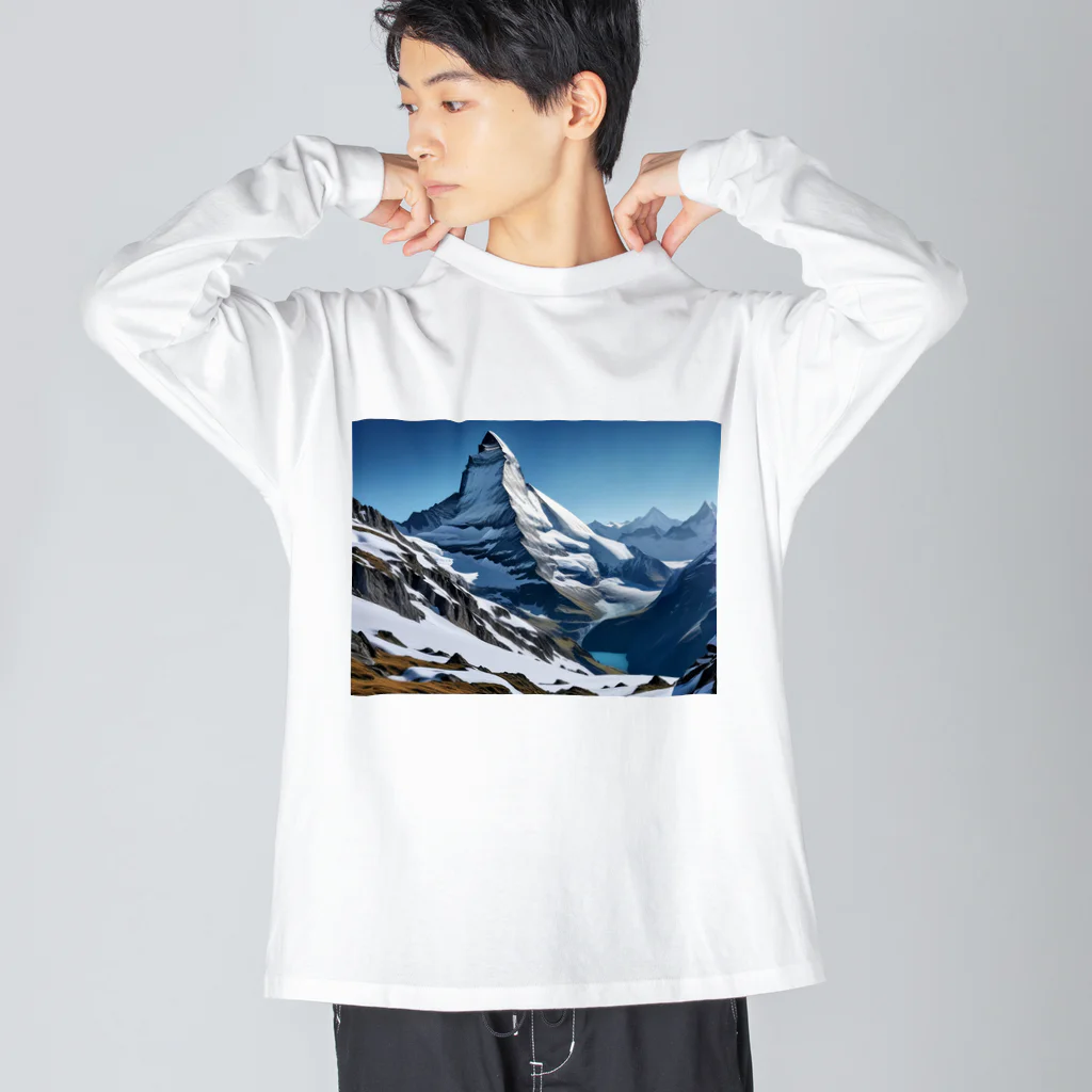 ジャパネットケフィアのアルプスの守り手 マッターホルン Big Long Sleeve T-Shirt