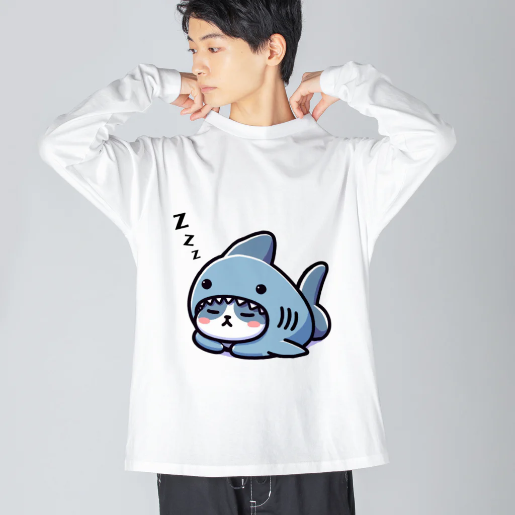 きぐるみあにまるず！のすやすや着ぐるみネコ Big Long Sleeve T-Shirt