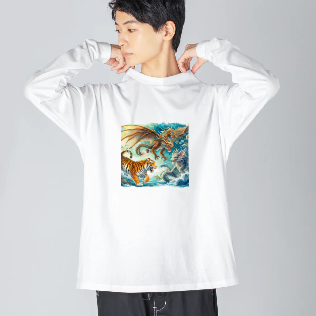 momonekokoの異世界の戦い Big Long Sleeve T-Shirt