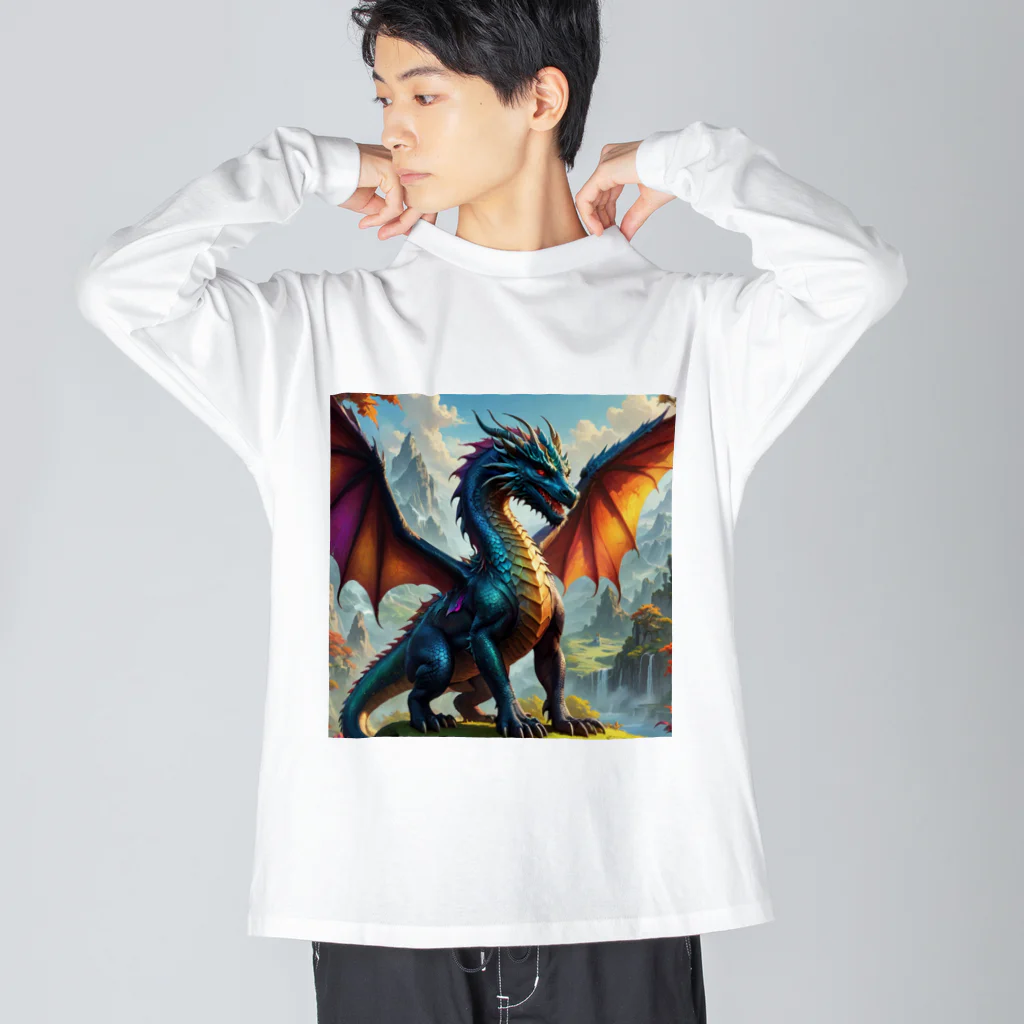 ミヤさんの王道ドラゴン Big Long Sleeve T-Shirt