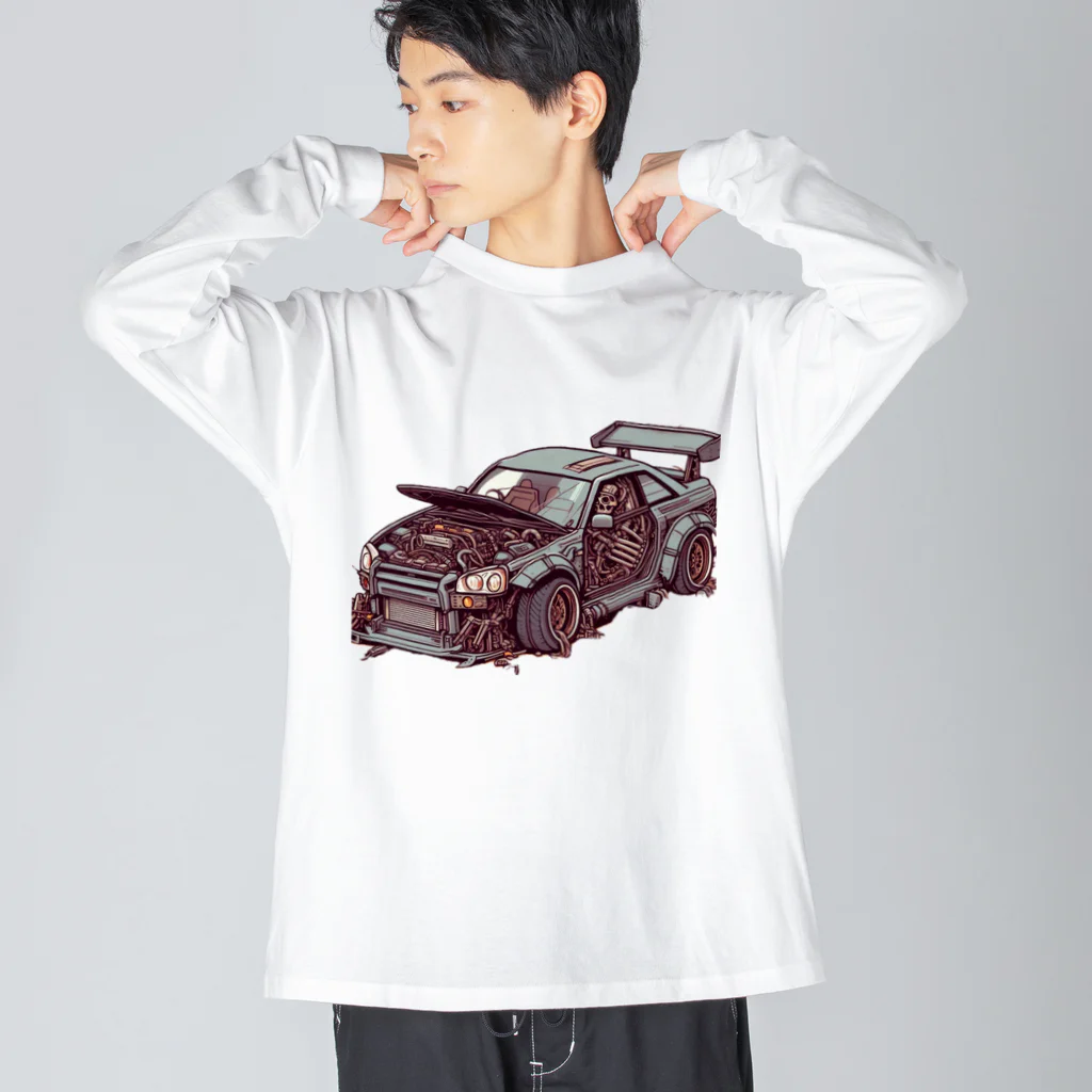 SaBATaNの車シリーズ3 Big Long Sleeve T-Shirt