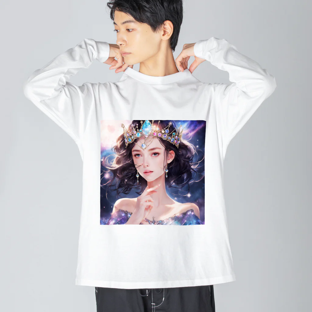 HOSHI-TANEKO🌠の✨クール・ビューティー✨ ビッグシルエットロングスリーブTシャツ