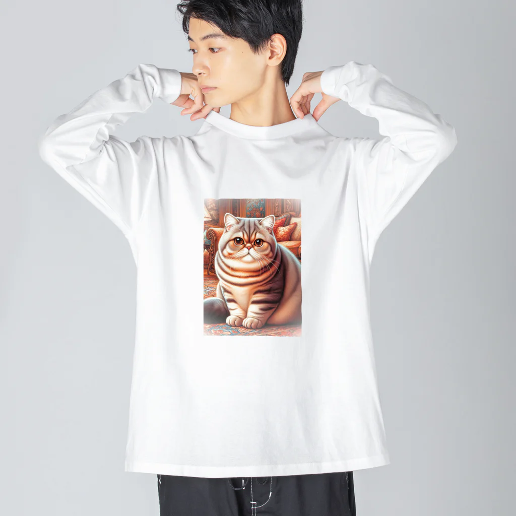 SAKIのエキゾチック・ショートヘア Big Long Sleeve T-Shirt