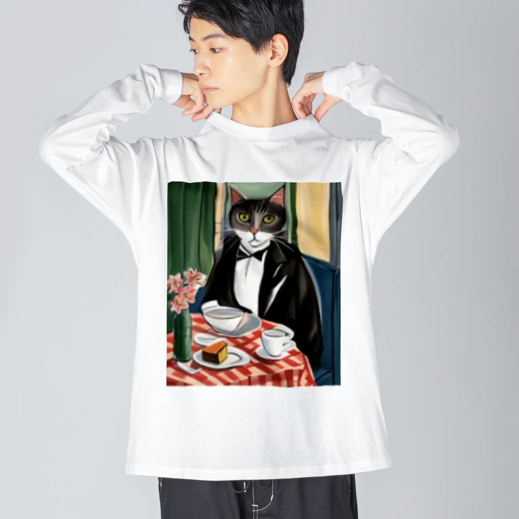 Ppit8のBon appétit ビッグシルエットロングスリーブTシャツ