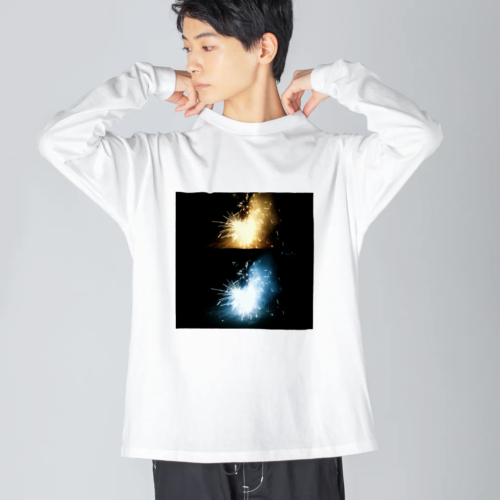 ぷりぷり飯店ヌーイーのyouthなハナビ Big Long Sleeve T-Shirt