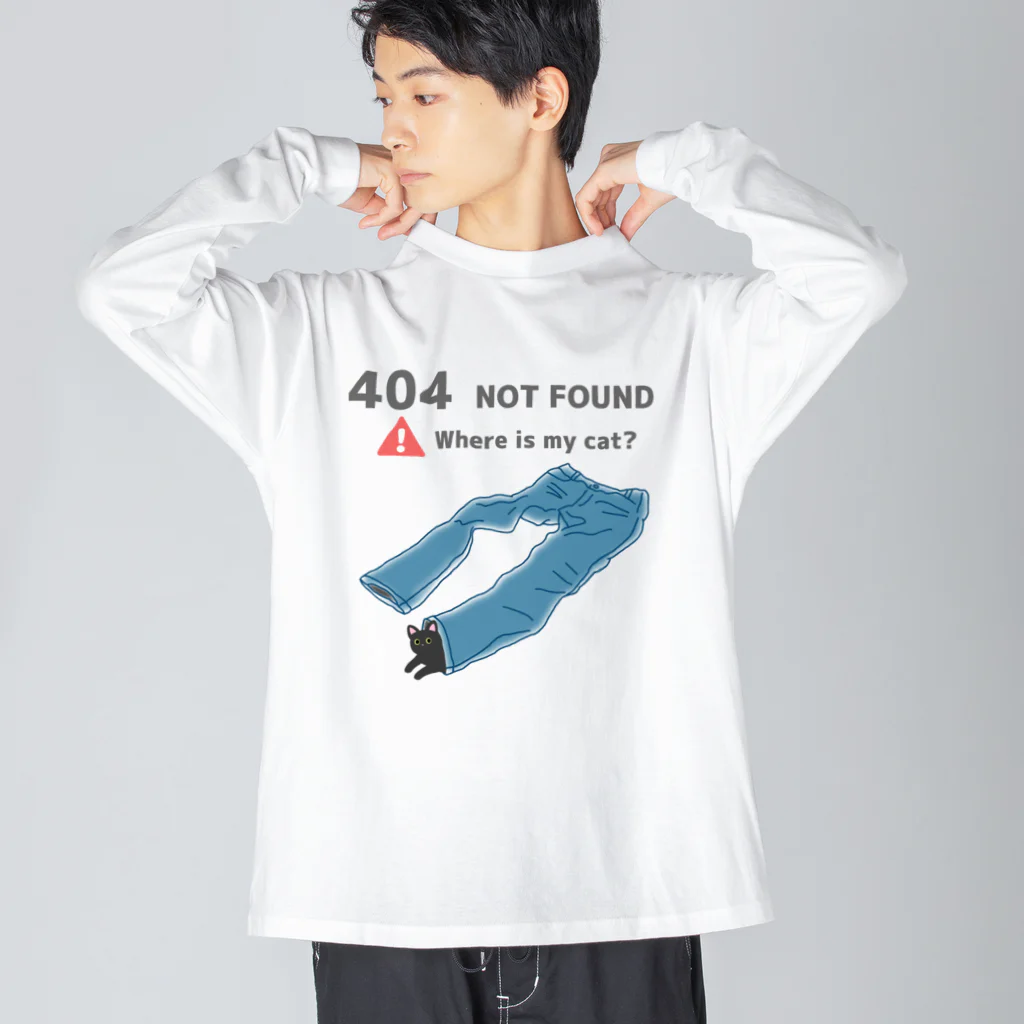 ぺんぎん24の見つかりません(カラー) Big Long Sleeve T-Shirt