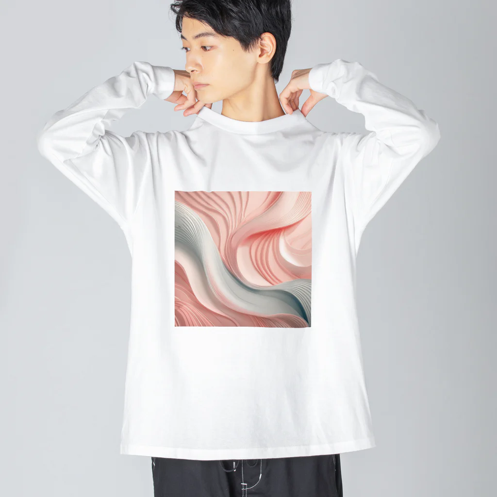 chan-takehaniの流動する美 ビッグシルエットロングスリーブTシャツ