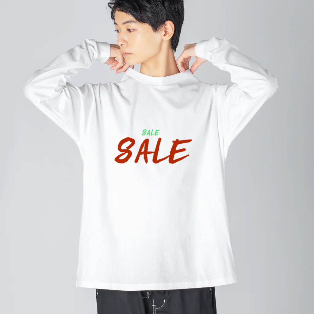 はりもと豆助のsale ビッグシルエットロングスリーブTシャツ