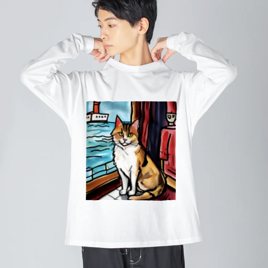 Ppit8の豪華客船の旅はいいにゃー Big Long Sleeve T-Shirt