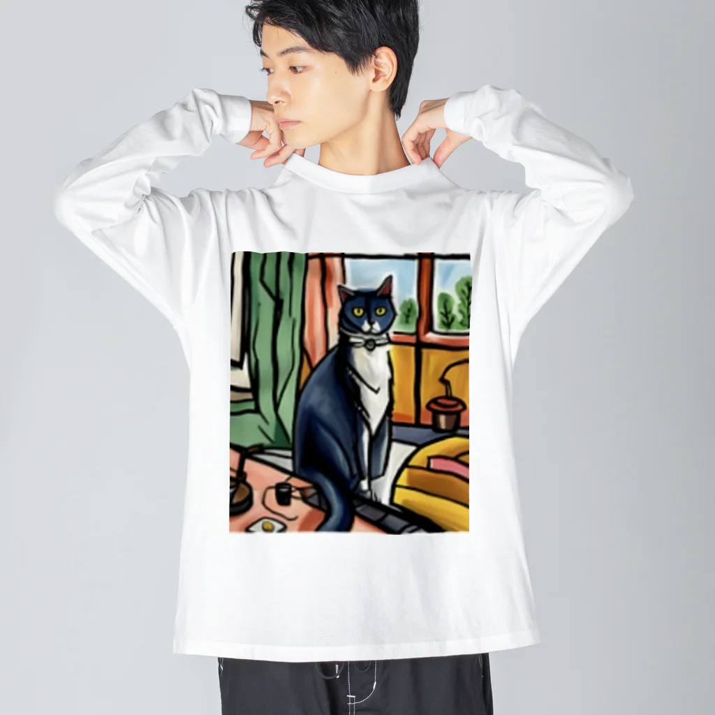 Ppit8の行ってらっしゃいませ！お留守番はお任せあれ！ Big Long Sleeve T-Shirt