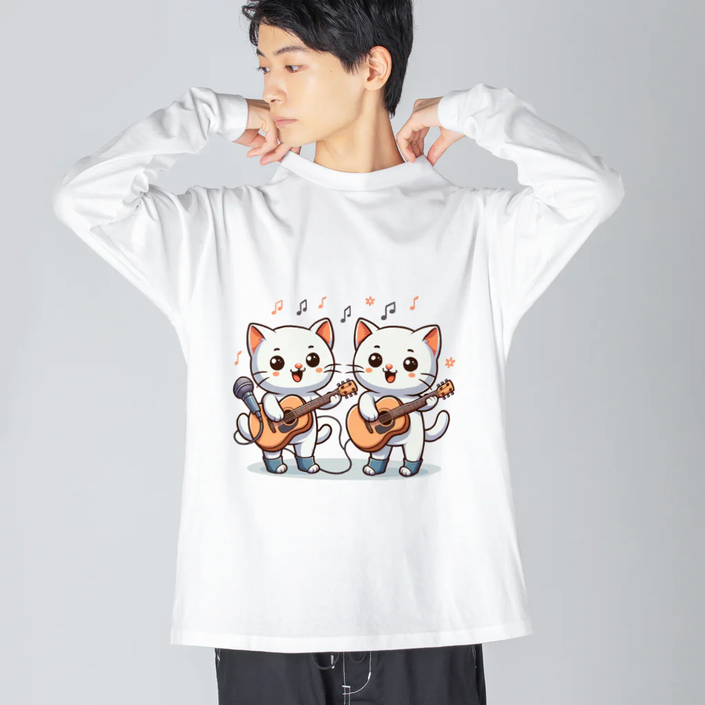 チェリモヤのねこコーラス 12 Big Long Sleeve T-Shirt