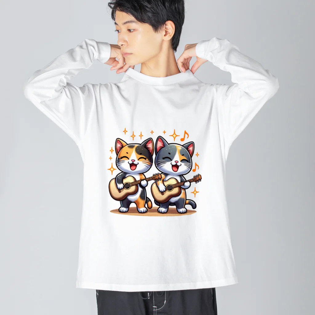 チェリモヤのねこコーラス 13 Big Long Sleeve T-Shirt