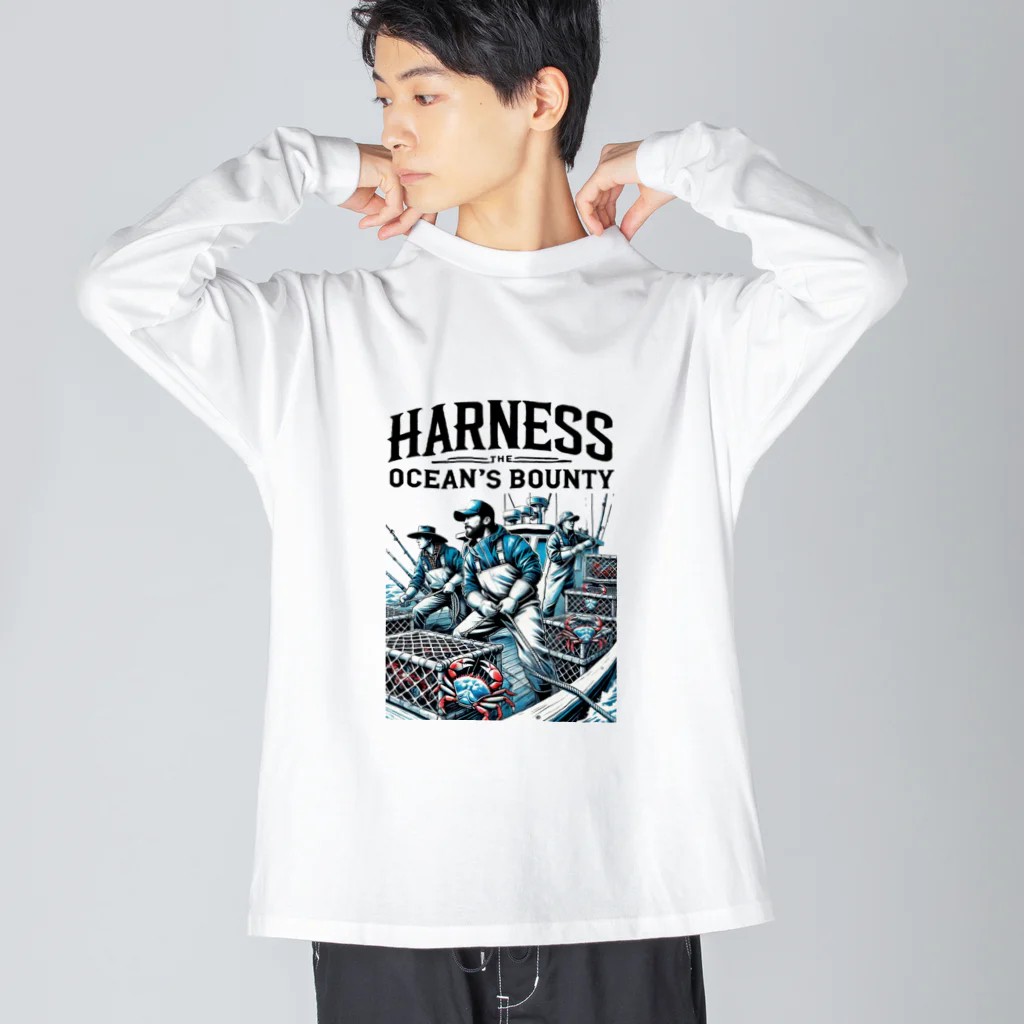 MatrixSphereのHARNESS THE OCEAN'S BOUNTY ビッグシルエットロングスリーブTシャツ