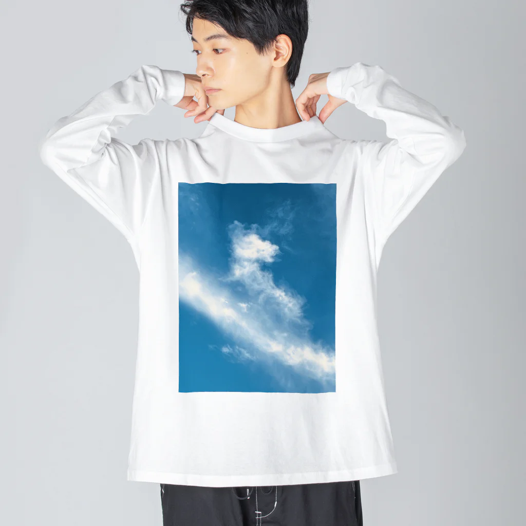 IMABURAIのClimbing the clouds Big Long Sleeve T-Shirt