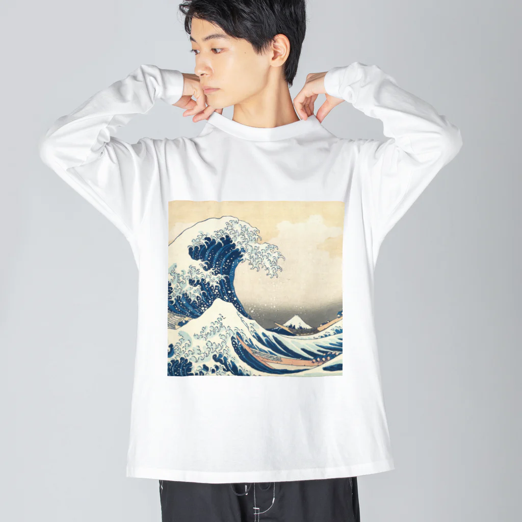 Jaymeの富嶽三十六景 ビッグシルエットロングスリーブTシャツ