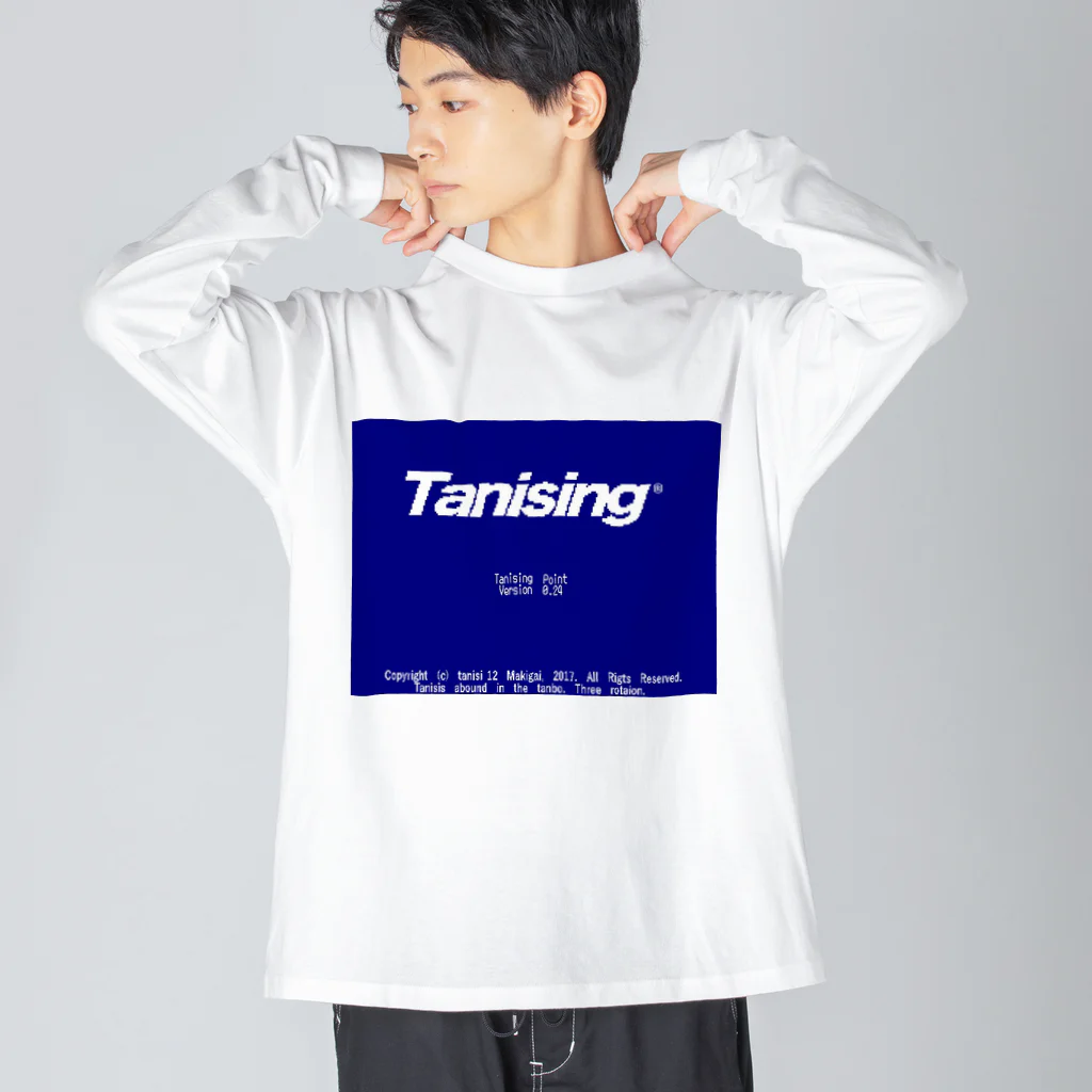 田螺_tanisiのtanising_point ビッグシルエットロングスリーブTシャツ