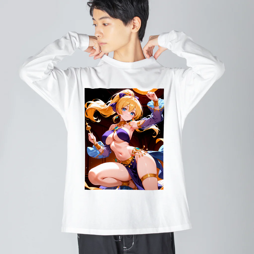 REALIVE(リアライブ)🎁公式の紫の踊り子タレイア 二次元タレイアシリーズNo.2 4-2-250204 Big Long Sleeve T-Shirt