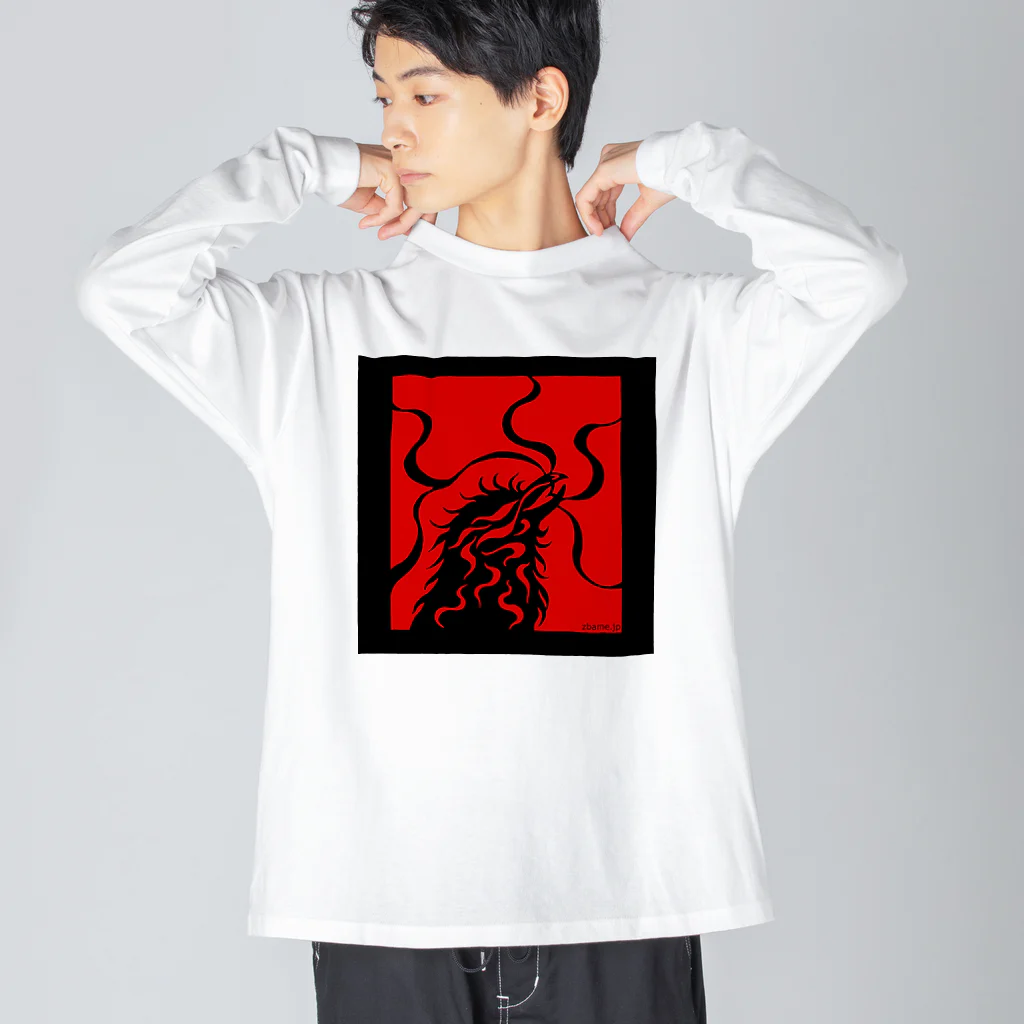 ツバメ堂のカラス（カラー） Big Long Sleeve T-Shirt