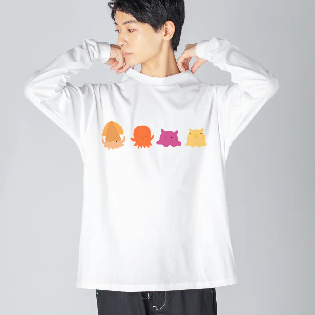 n555のうみのいきもの Big Long Sleeve T-Shirt