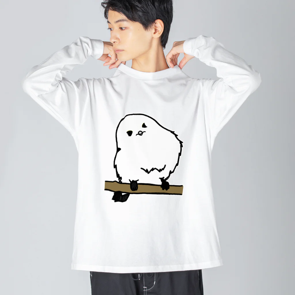 ぺちぺち工房 Pechi Pechi Atelierのしまえなが Big Long Sleeve T-Shirt