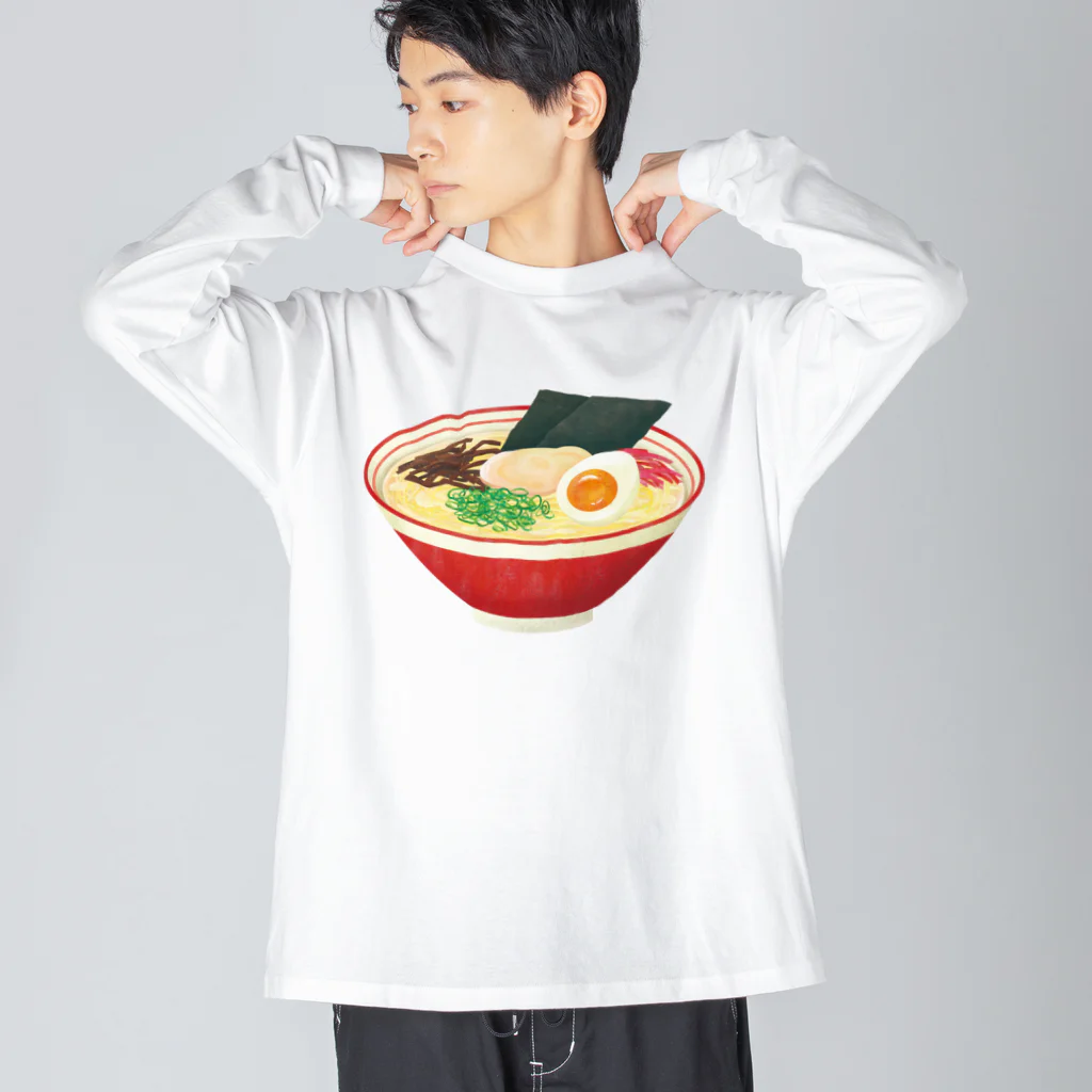 神谷みなみのとんこつラーメン ビッグシルエットロングスリーブTシャツ