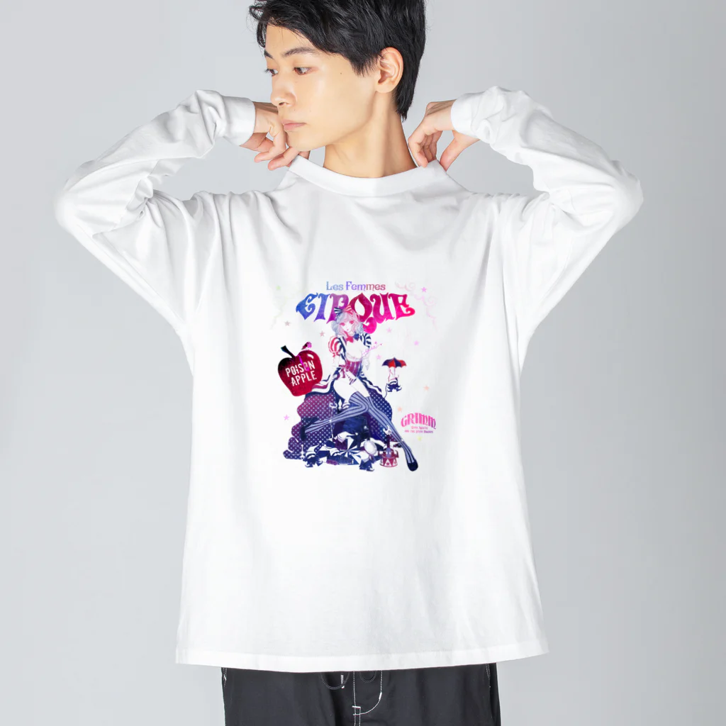 loveclonesの白雪姫と小人のサーカステント ビッグシルエットロングスリーブTシャツ