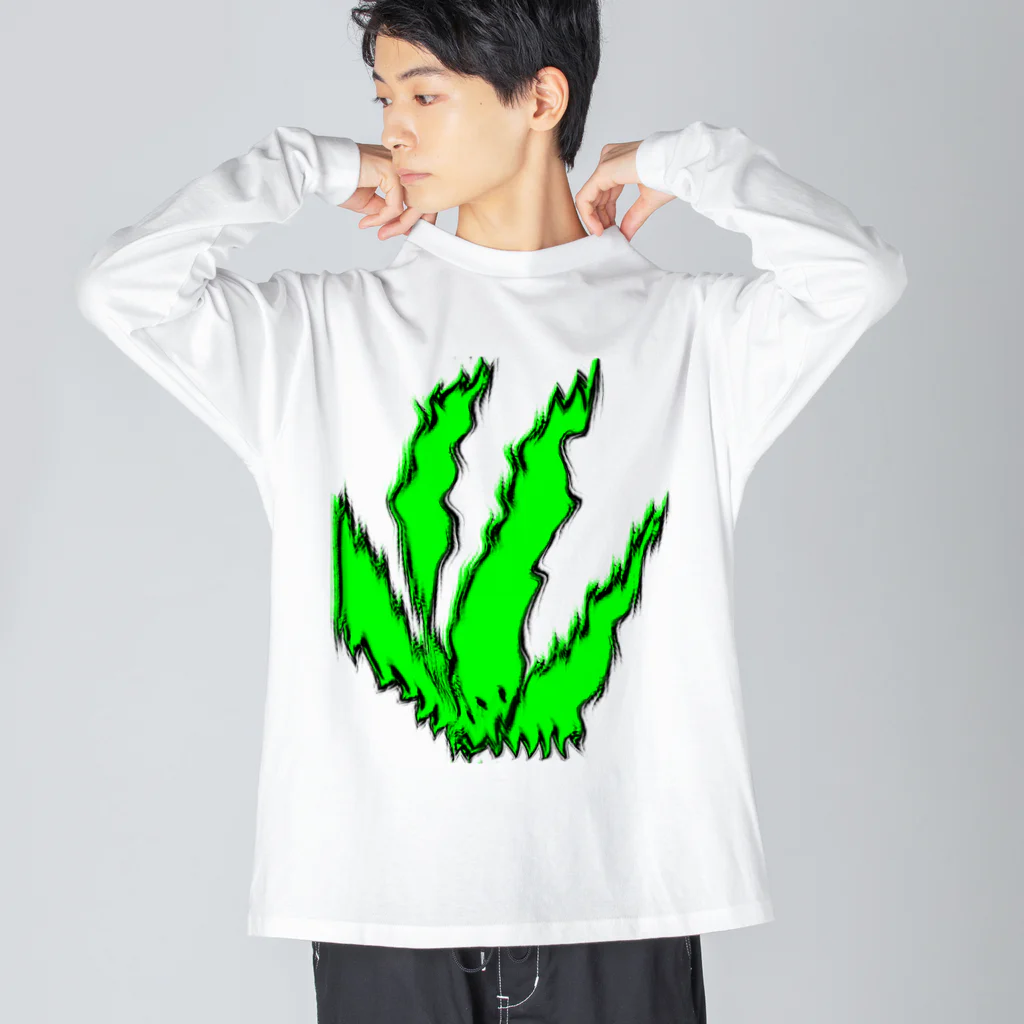 水草の草10 ビッグシルエットロングスリーブTシャツ