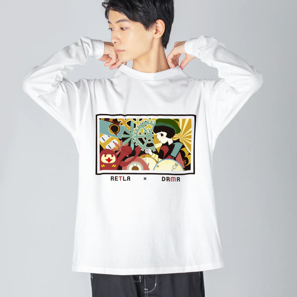 かんちょりさんのRETLA×DRMR Big Long Sleeve T-Shirt