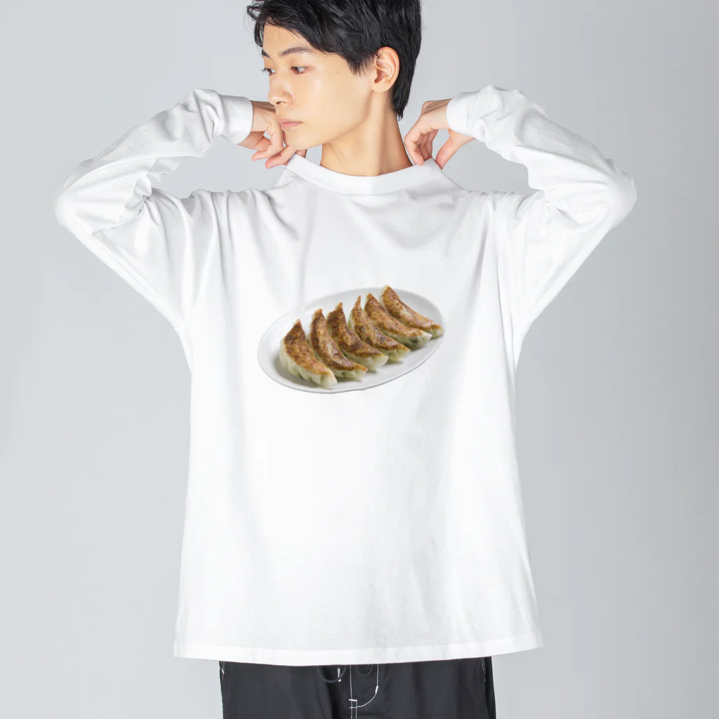 AAAstarsの餃子（実写版） ビッグシルエットロングスリーブTシャツ