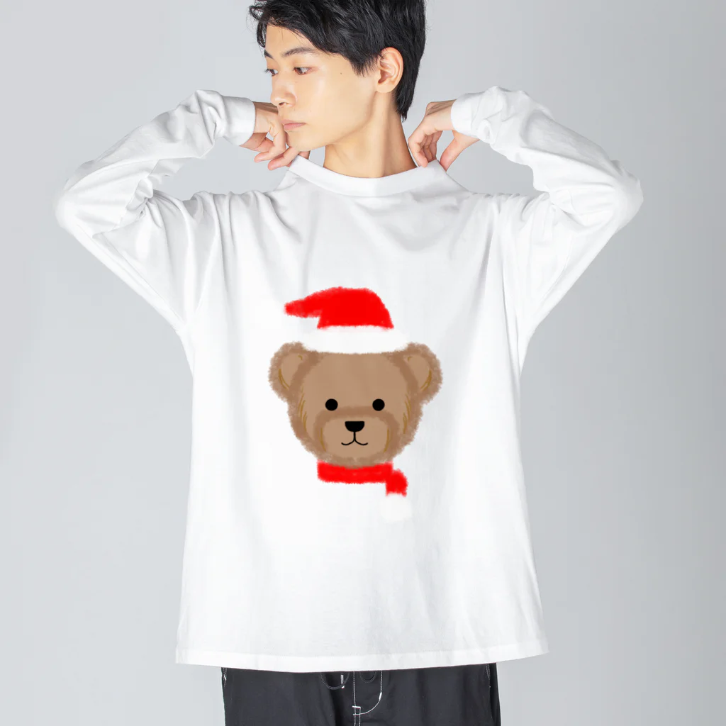 brilliantのクリスマスベア ビッグシルエットロングスリーブTシャツ