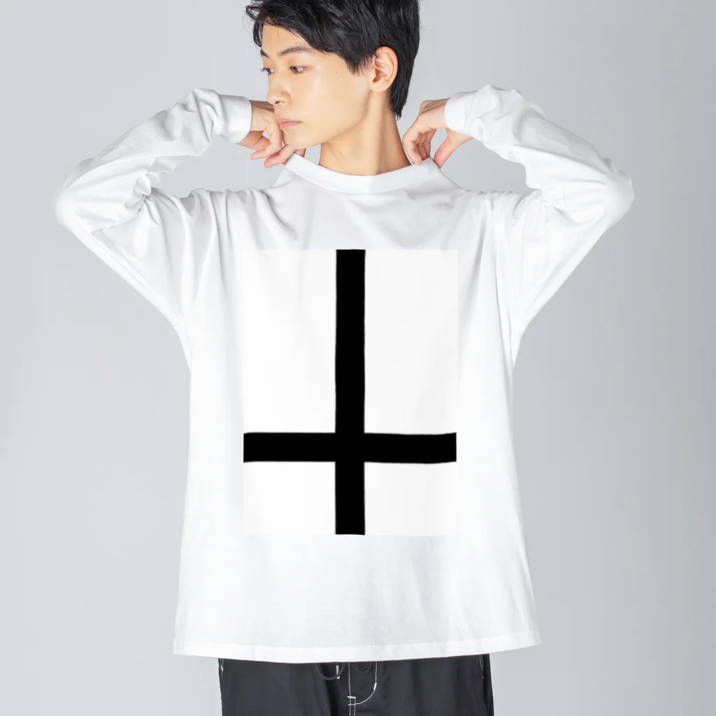 symptomaticのInverted cross ビッグシルエットロングスリーブTシャツ