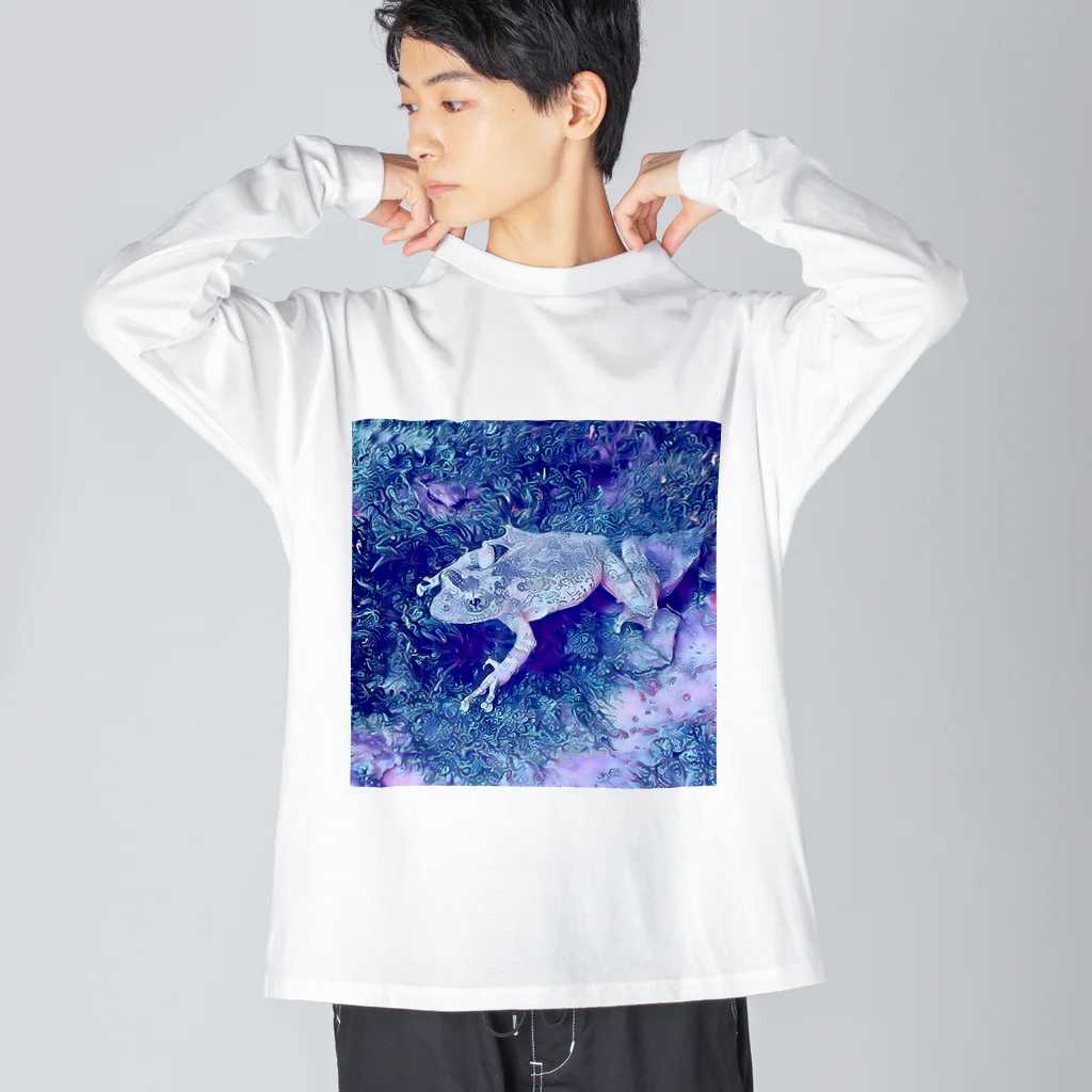 Fantastic FrogのFantastic Frog -Tanzanite Version- Big Long Sleeve T-Shirt