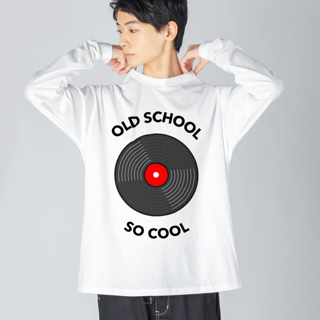 gemgemshopのOLD SCHOOL, SO COOL ビッグシルエットロングスリーブTシャツ