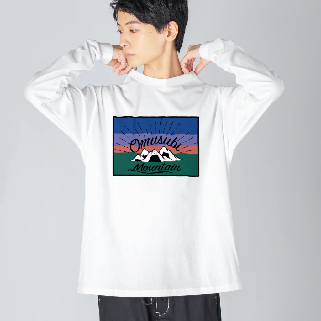 おはしおショップのおむすびマウンテンカラー ビッグシルエットロングスリーブTシャツ