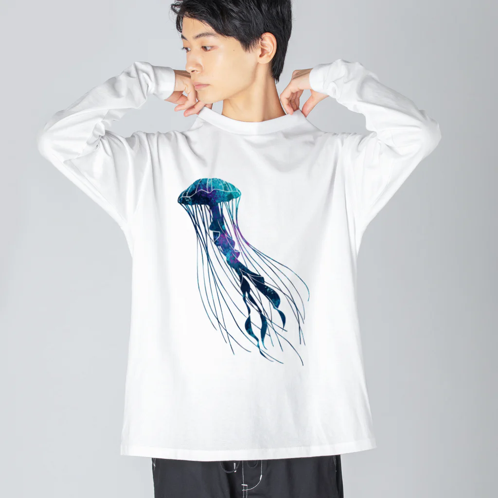 AmberToneの美しきクラゲ ビッグシルエットロングスリーブTシャツ