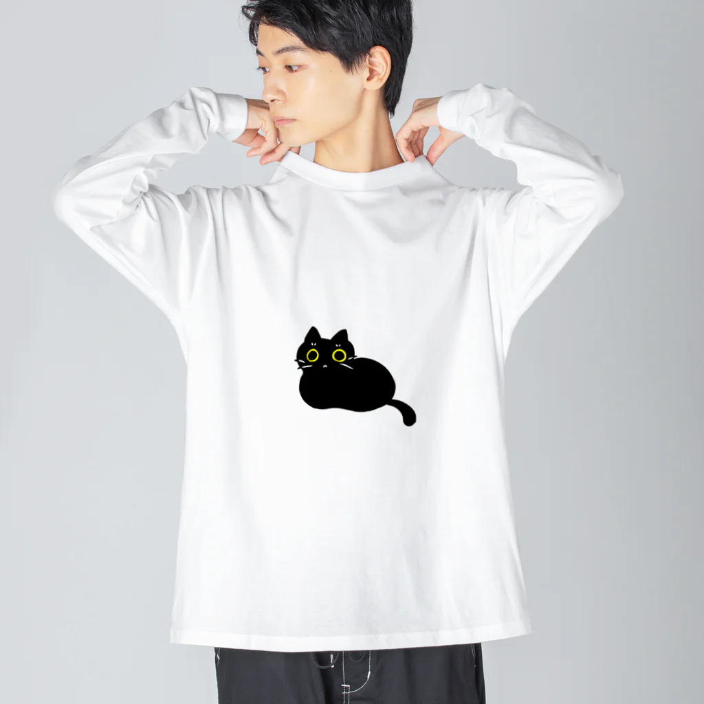 toripenのクロネコチヤン  ビッグシルエットロングスリーブTシャツ