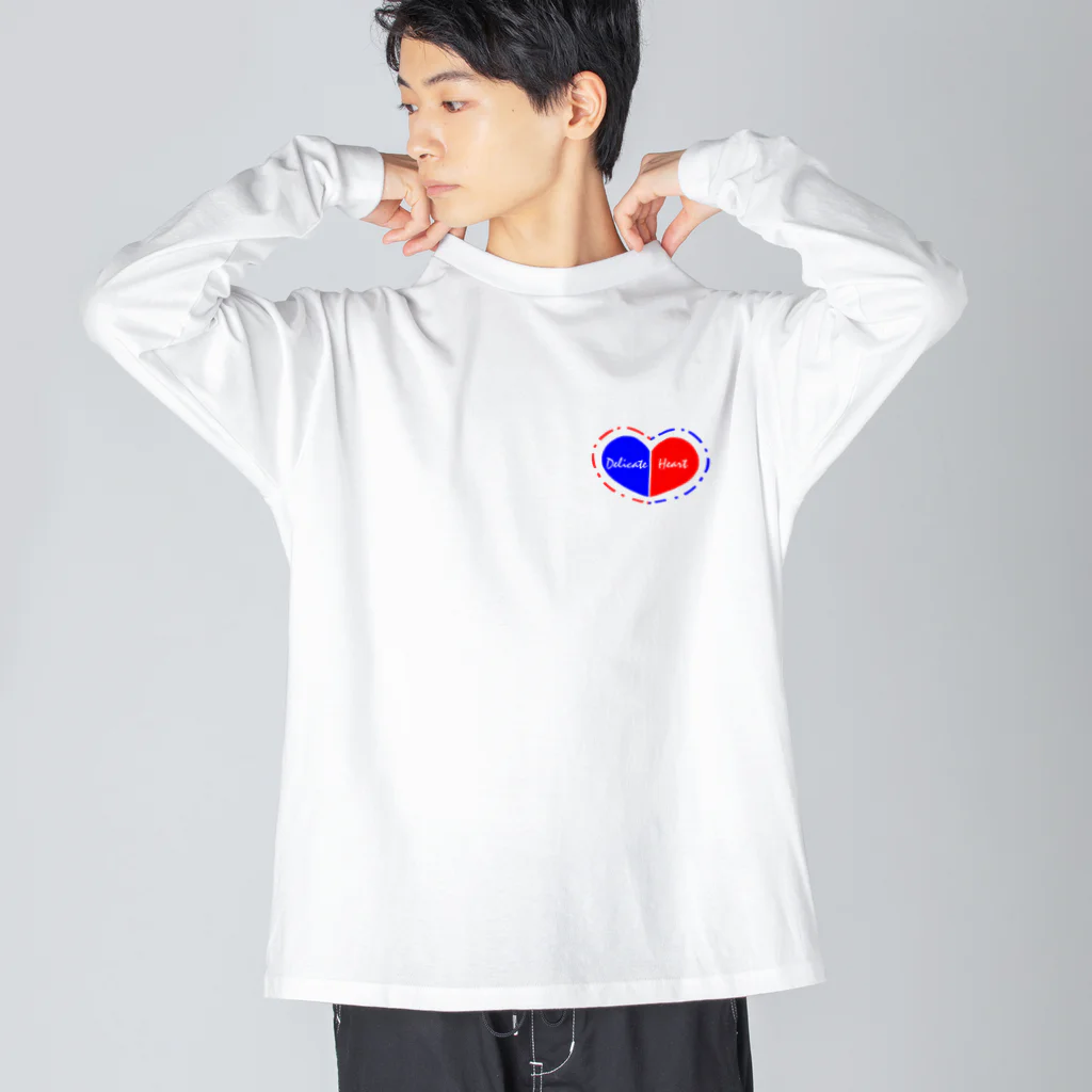 kazukiboxの繊細な心臓 ビッグシルエットロングスリーブTシャツ