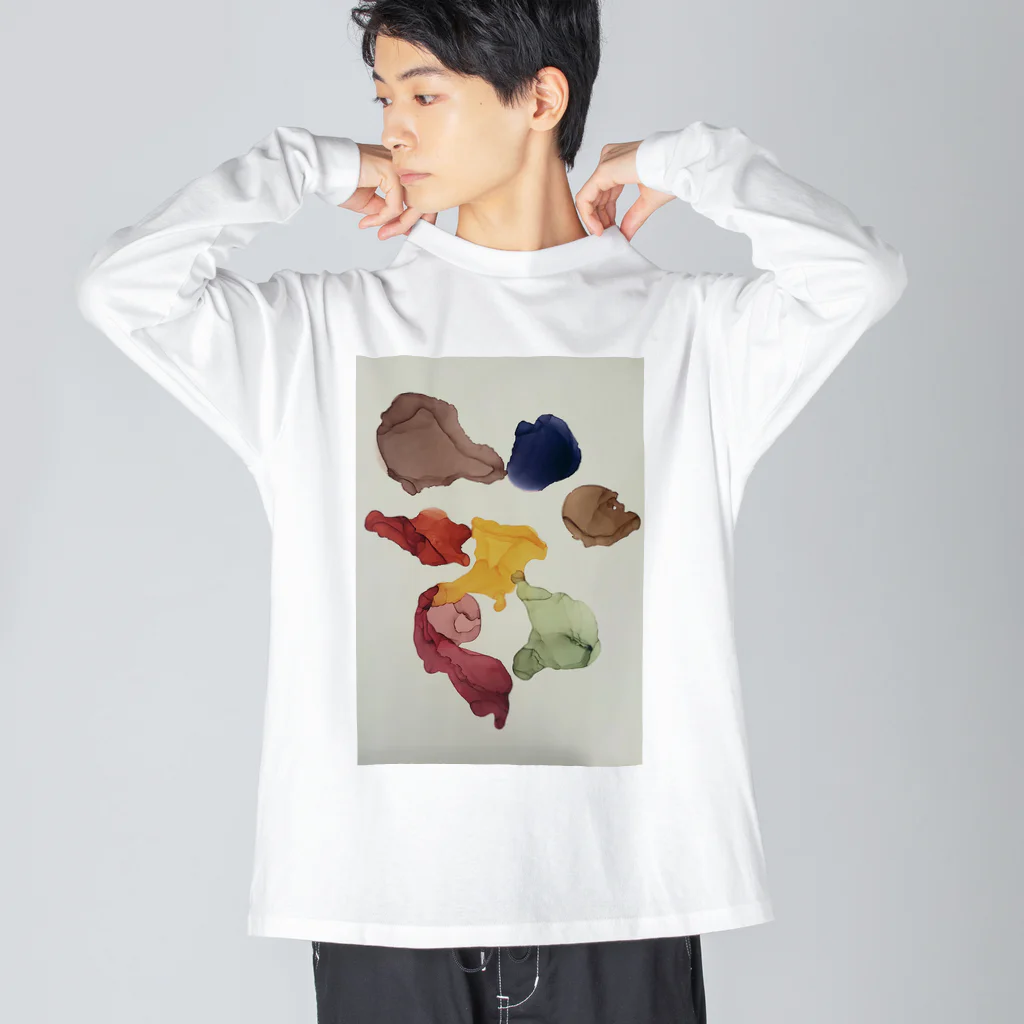 yuの喜びのほうが冷静より勝る Big Long Sleeve T-Shirt