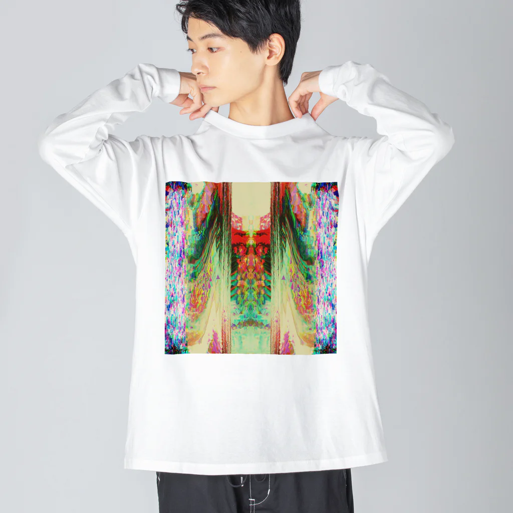 egg Artworks & the cocaine's pixの垂Re:滝 Big Long Sleeve T-Shirt