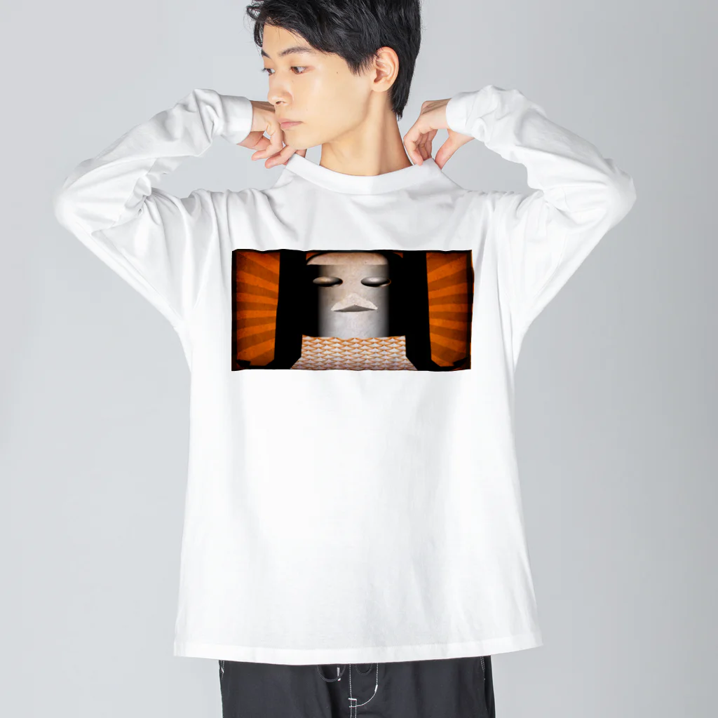 Danke Shoot Coffeeの前衛的アマビエ Big Long Sleeve T-Shirt