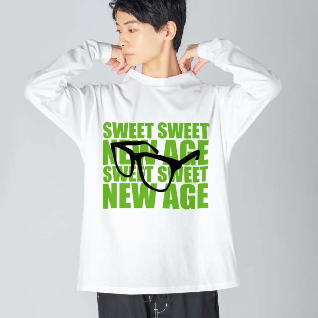 スナックキミドリ -購買部-のNew Age （キミドリ） Big Long Sleeve T-Shirt