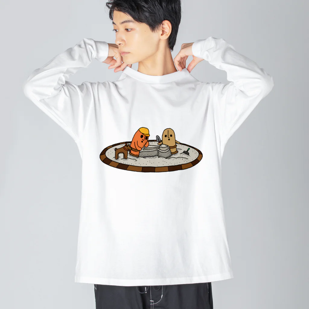 みけにっけ商店のはにわ兄妹 Big Long Sleeve T-Shirt