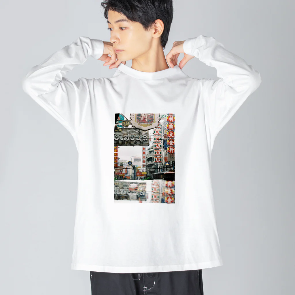 miyanakaのThai China Town  ビッグシルエットロングスリーブTシャツ