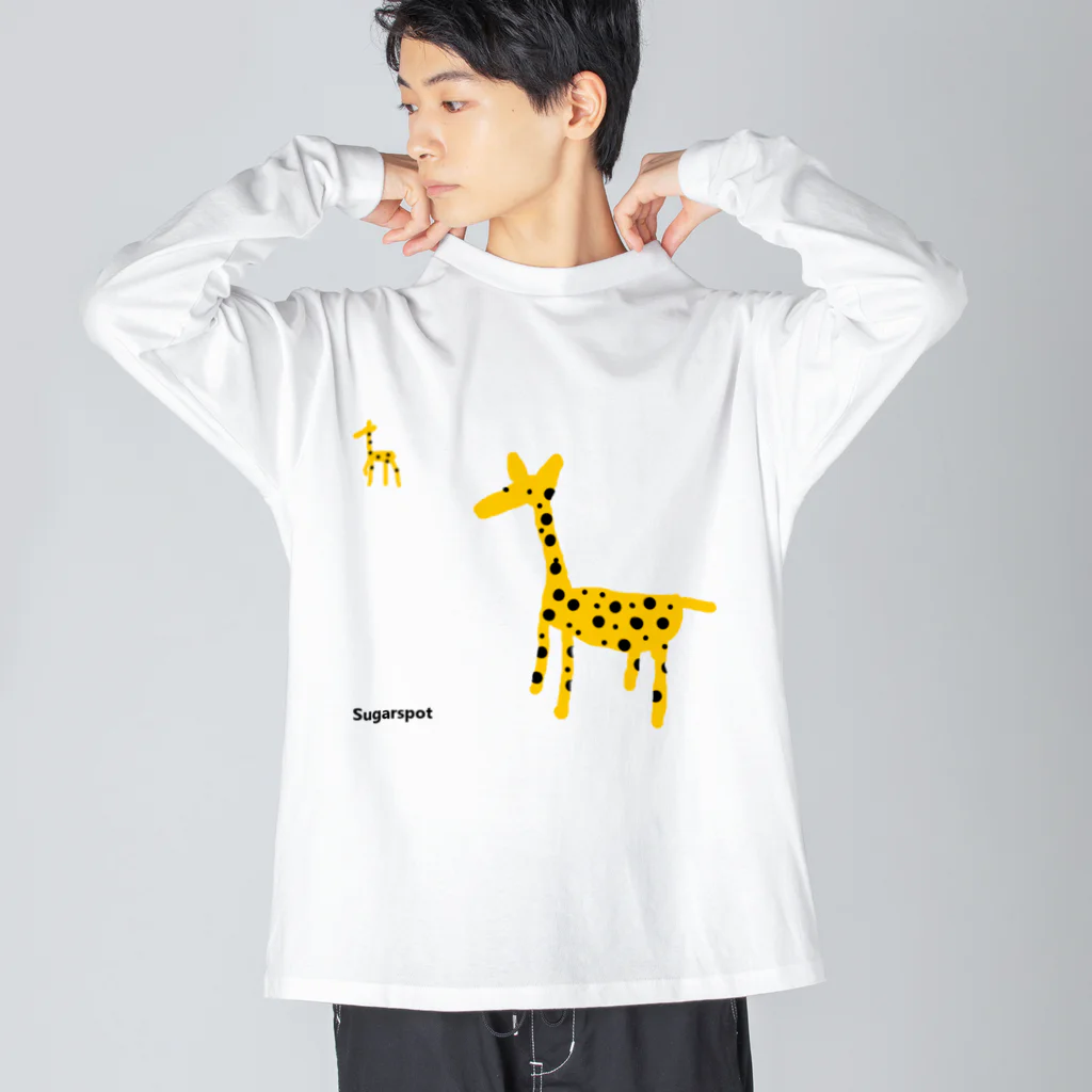 YNMのシュガースポットきりん Big Long Sleeve T-Shirt