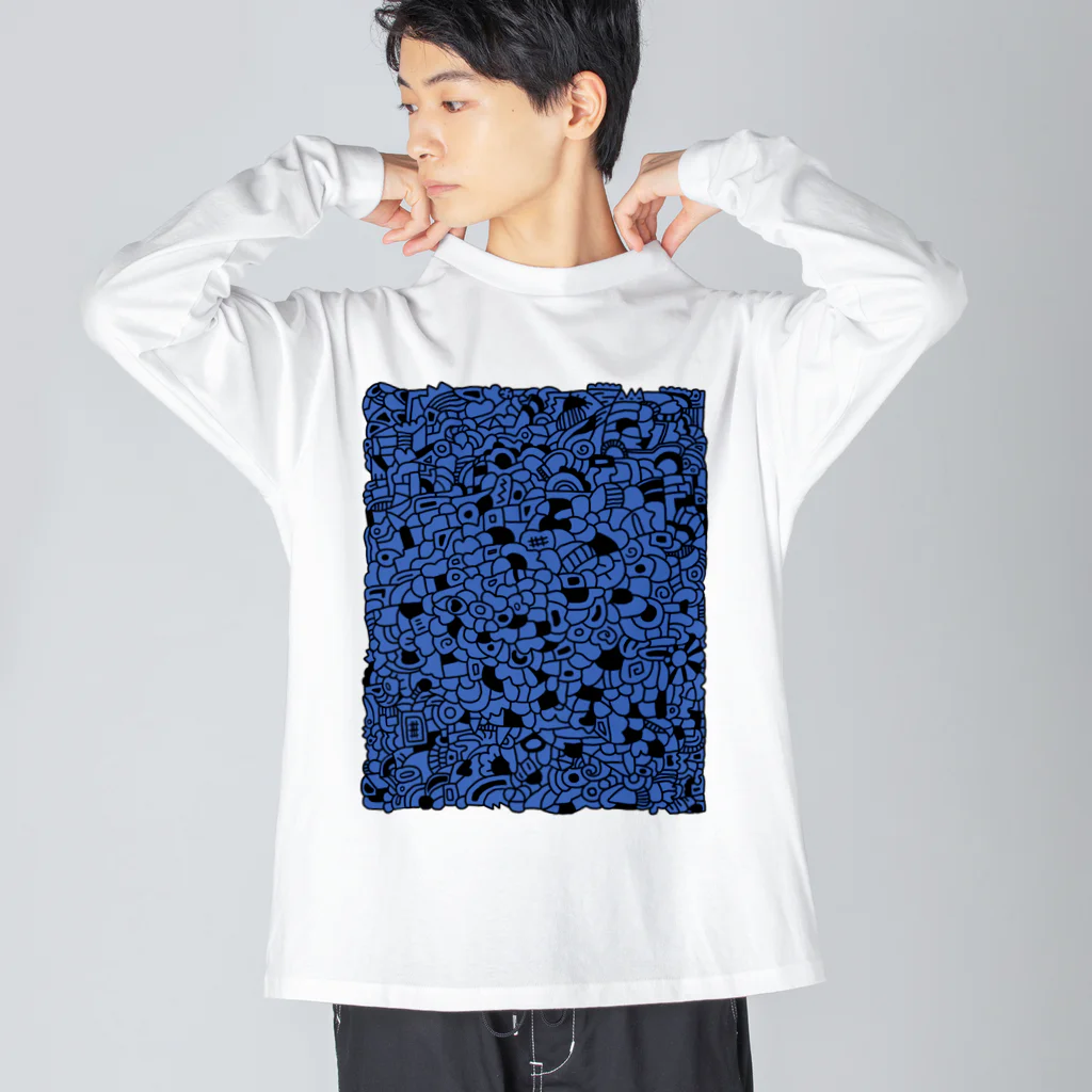 さらだのcells よるのくらやみ Big Long Sleeve T-Shirt