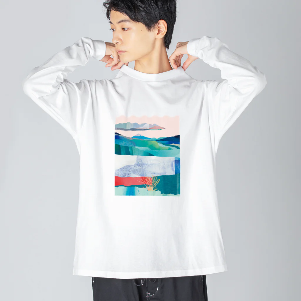 クボタノブエのNEW YEAR 富士 Big Long Sleeve T-Shirt