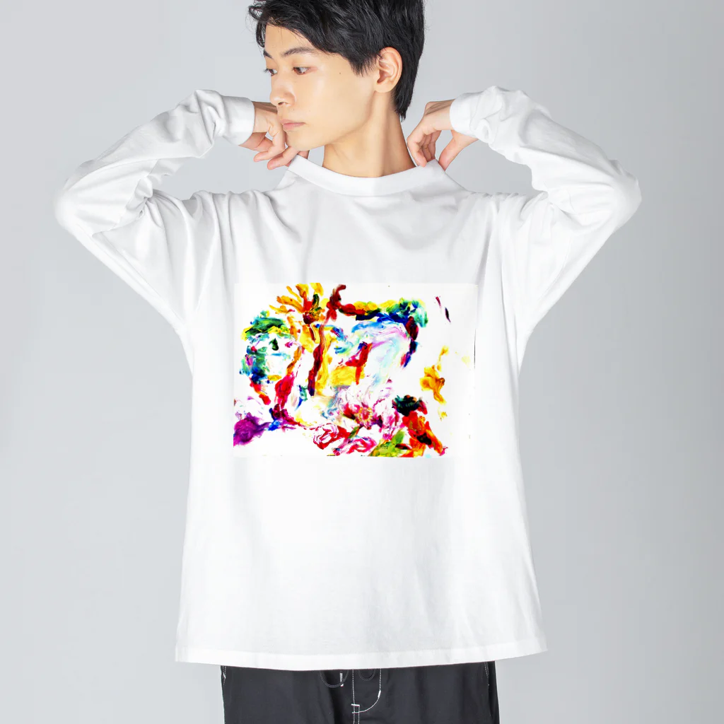 ウエマツアイカのdrawing ビッグシルエットロングスリーブTシャツ