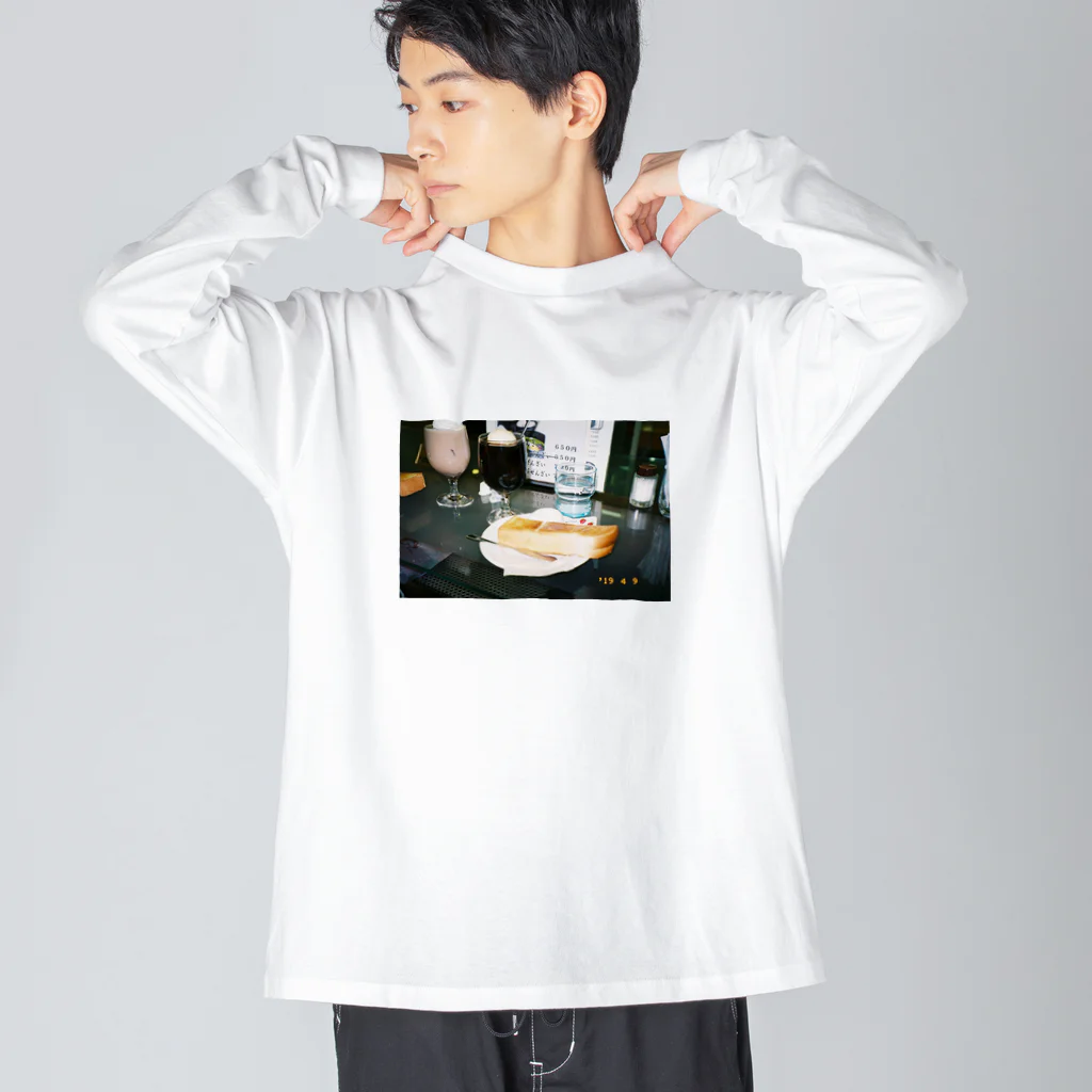 佐藤のモーニング  ビッグシルエットロングスリーブTシャツ