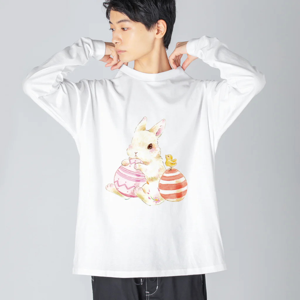 しず華＊(カラー･リボンボン)のEaster ビッグシルエットロングスリーブTシャツ