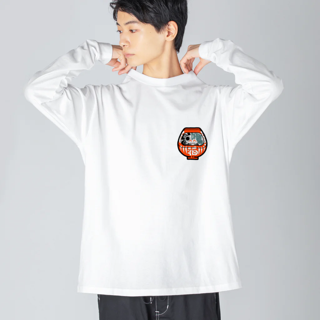 ワサビのDARUMA  Big Long Sleeve T-Shirt